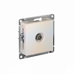 Розетка 1гн ТВ коннектор с/у жемчуг механизм AtlasDesign Systeme Electric (1/10)