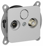 FLITE Роз. 2-я TV+SAT экр. оконечная РТВс-2-1-1-ФлА ал. IEK