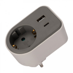 Адаптер JAZZway AD-1GAC-gy USB, заземл. Адаптер JAZZway AD-1GAC-gy USB, заземл.