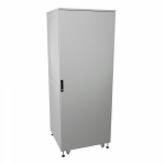 Шкаф напольный разобранный 19   IT-CQE-N 32U 600x800мм, крыша с вырубкой, сплошная металл и сплошная металл, одинарные боковые панели, серый RAL7035