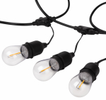 Гирлянда ЭРА ERABL-FIL1 светодиодная новогодняя нить уличная на подвесах 4,5 м теплый белый 10 LED