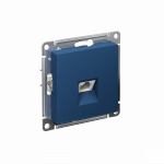 Розетка 1гн ТФ RJ11 с/у аквамарин механизм AtlasDesign Systeme Electric (1/10)