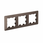 Рамка 3гн мокко/дымчатый черный AtlasDesign AIR Systeme Electric (1/5)