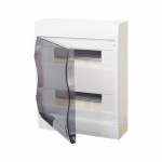 Бокс ЩРН-П-24мод настен пласт бел (дв.прозр) 2 ряда IP40 City9 Box Systeme Electric (1/4/64)