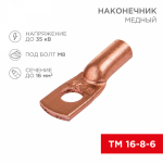 Наконечник ТМ 16-8-6 медный REXANT (50)