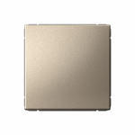 Выключатель 1кл кнопочный с/у шампань механизм быстрозажим ArtGallery Systeme Electric (1/5/20)