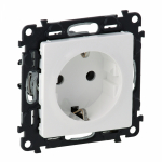 Розетка 1гн с З/К шторки с/у белый механизм винт.зажим 16А Valena LIFE Legrand (1/15) Розетка 1гн с З/К шторки с/у белый механизм винт.зажим 16А Valena LIFE Legrand (1/15)