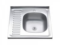 Накладная кухонная мойка 60х50см.глуб.13см(правая чаша).нерж.сталь V-405 Владикс(1/20)
