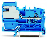 1-проводные клеммы с размыкателем нейтрали 2,5 мм Push-in CAGE CLAMP® 2,50 mm синие TOPJOB® S 2002-7114