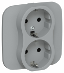 FLITE Роз. 2-я с з/к без з/ш б/к 16А РС12-1-А-ФлС сер. IEK