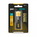 Li-Ion аккумулятор JAZZway 18650 2500 мАч с защитой BL-1 Li-Ion аккумулятор JAZZway 18650 2500 мАч с защитой BL-1