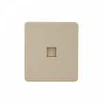 Розетка ROUND компьютерная RJ45 кат6 с/у шелк KRANZ Розетка ROUND компьютерная RJ45 кат6 с/у шелк KRANZ
