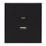 Розетка 1гн USB+tapeC шторки с/у антрацит механизм с рамкой 5В/2,4А 5В/3А быстрая зарядка MIELE STRONG 16А KRANZ (1/80) Розетка 1гн USB+tapeC шторки с/у антрацит механизм с рамкой 5В/2,4А 5В/3А быстрая зарядка MIELE STRONG 16А KRANZ (1/80)