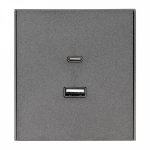 Розетка 1гн USB+tapeC шторки с/у графит механизм с рамкой 5В/2,4А 5В/3А быстрая зарядка MIELE STRONG 16А KRANZ (1/80) Розетка 1гн USB+tapeC шторки с/у графит механизм с рамкой 5В/2,4А 5В/3А быстрая зарядка MIELE STRONG 16А KRANZ (1/80)