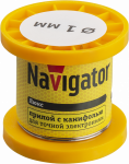 Припой Navigator 93 076 NEM-Pos02-61K-1-K50 (ПОС-61, катушка, 1 мм, 50 гр)