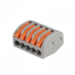 Клемма монтажная СМК PTC-5P 222-415 BL/5 450V 32A 0,08-2,5(4.0)mm2 / 5 шт./ Jazzway Клемма монтажная СМК PTC-5P 222-415 BL/5 450V 32A 0,08-2,5(4.0)mm2 / 5 шт./ Jazzway