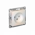 Розетка 1гн без З/К с/у жемчуг механизм 16А AtlasDesign Systeme Electric (1/10)
