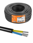 Кабель АсВВГнг(А)-LS 3х2,5 ок(N,PE)-0,66 ГОСТ (100м) TDM Кабель АсВВГнг(А)-LS 3х2,5 ок(N,PE)-0,66 ГОСТ (100м) TDM