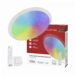 Светильник светодиодный COMFORT GALAXY-RGB 125Вт 230В 3000-6500K 10000Лм 565x80мм с пультом ДУ IN HOME Светильник светодиодный COMFORT GALAXY-RGB 125Вт 230В 3000-6500K 10000Лм 565x80мм с пультом ДУ IN HOME