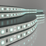 Лента светодиодная 60Led 14,4W IP20 6500K холодный белый (5050 12V 60Led 14,4W IP20)