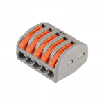 Клемма монтажная СМК PTC-5P 222-415 450V 32A 0,08-2,5(4.0)mm2 /50шт./ Jazzway Клемма монтажная СМК PTC-5P 222-415 450V 32A 0,08-2,5(4.0)mm2 /50шт./ Jazzway