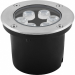 Светильник светодиод тротуарный грунтовый SP4112 6W 2700K 230V IP67 черн Feron