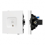 Механизм компьютерной розетки SCT-TENDO-MPC1-PL-WH (RJ-45, CAT6) (Arlight, Белый) Механизм компьютерной розетки SCT-TENDO-MPC1-PL-WH (RJ-45, CAT6) (Arlight, Белый)