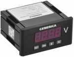 Вольтметр цифр. щит. 1-ф. 48х96 LED GENERICA Вольтметр цифр. щит. 1-ф. 48х96 LED GENERICA
