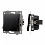 Механизм выключателя двухклавишный проходной SWT-MKP2-PL-BK-V (250V, 10A) (Arlight, -) Механизм выключателя двухклавишный проходной SWT-MKP2-PL-BK-V (250V, 10A) (Arlight, -)