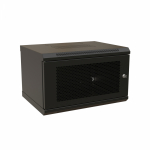 WRline Шкаф настенный 19-дюймовый (19"), 9U, 500x600х450мм, перфорированная металлическая дверь с замком, цвет черный (RAL 9004) (разобранный) WRline Шкаф настенный 19-дюймовый (19"), 9U, 500x600х450мм, перфорированная металлическая дверь с замком, цвет черный (RAL 9004) (разобранный)