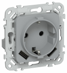 FLITE Роз.с з/к/ш 16А USB AA 3,1А б/к РСЮша11-1-ФлС сер. IEK