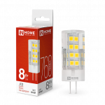 Лампа светодиодная LED-JCD 8Вт 230В G4 4000К 760Лм IN HOME