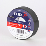 Изолента ПВХ 19мм-20м черная PLEXUP Изолента ПВХ 19мм-20м черная PLEXUP