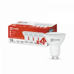 Лампа светодиодная LED-JCDRC-VC 4PACK 14Вт 230В GU10 4000K 1260Лм (4шт./упак) IN HOME