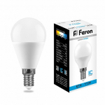 Лампа светодиодная,  (11W) 230V E14 6400K G45, LB-750