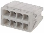 Аксессуары для клемм NO-224-27 ЭРА Клемма СМК компактная серии 208, 8 отверстий, 0,5-2,5 мм2 (упак Аксессуары для клемм NO-224-27 ЭРА Клемма СМК компактная серии 208, 8 отверстий, 0,5-2,5 мм2 (упак