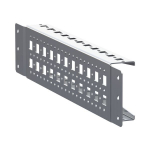 Рейка монтажная широкая перфорированная с накладным креплением Д400 (2 шт) EKF AleSta