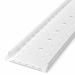 Лоток перфорированный Стандарт 300х50х3000 (0,8 мм) RAL 9003 (12 м/уп) Промрукав