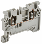 ARMAFIX Клемма пруж. CX2.5 2,5мм2 проходная серая IEK