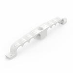 Держатель труб для прямого монтажа двусторонний на 8 мест в гофроящике белый d20 (100шт/кор) Промрукав Держатель труб для прямого монтажа двусторонний на 8 мест в гофроящике белый d20 (100шт/кор) Промрукав