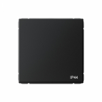 Выключатель 1кл прох с/у карбон механизм быстрозажим IP44 ArtGallery Systeme Electric (1/5/20)