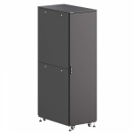 Шкаф напольный разобранный 19 IT-CQE-N 47U 800x800мм, крыша с вырубкой, сплошная металл и двойная сплошная металл, двойные боковые панели, черный RA Шкаф напольный разобранный 19 IT-CQE-N 47U 800x800мм, крыша с вырубкой, сплошная металл и двойная сплошная металл, двойные боковые панели, черный RA