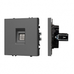 Механизм телефонной розетки SCT-NOBE-MTL1-SFPL-GR (RJ-11, 4C) (Arlight, Серый базальт) Механизм телефонной розетки SCT-NOBE-MTL1-SFPL-GR (RJ-11, 4C) (Arlight, Серый базальт)