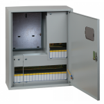 Щит учетно-распр. ЩРУН-3/24 500х400х160 настен окно с зам. металл серый IP31 EKF PROxima (1)
