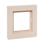 1 - местная рамка, IP44, кремовая, пластик Эпика EKF