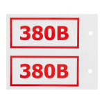 Наклейка информационный знак "380 В" 50x100 мм, 4 шт/уп REXANT Наклейка информационный знак "380 В" 50x100 мм, 4 шт/уп REXANT