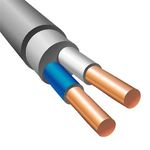 NYM 2х1,5 (1,38мм/1,49мм2) сер ГОСТ ККЗ (100)