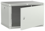 ITK LINEA W Шкаф 6U 600х450мм дверь металл серый 2.0