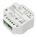 Диммер SMART-D12-DIM-PUSH-2000-IN (12-48V, 1x6A, 2.4G) (Arlight, IP20 Пластик, 5 лет)