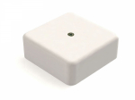 Коробка разветвительная для открытой установки 75х75х28 белая IP40 PLEXUP